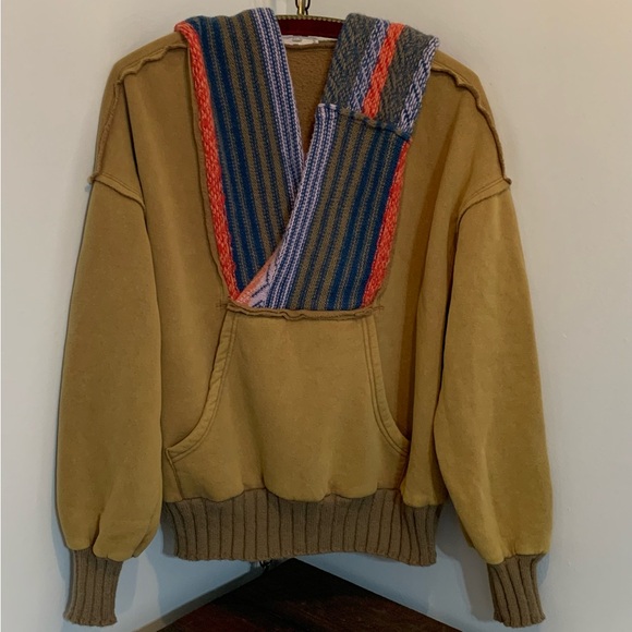 Easel Los Angeles Tops - Easel Multi-Color Hooded Sweatshirt